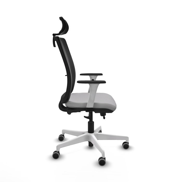 PIQUERAS Y CRESPO Silla de oficina Haches Gris claro y Negro PIQUERAS Y CRESPO Silla de oficina Haches Gris claro y Negro