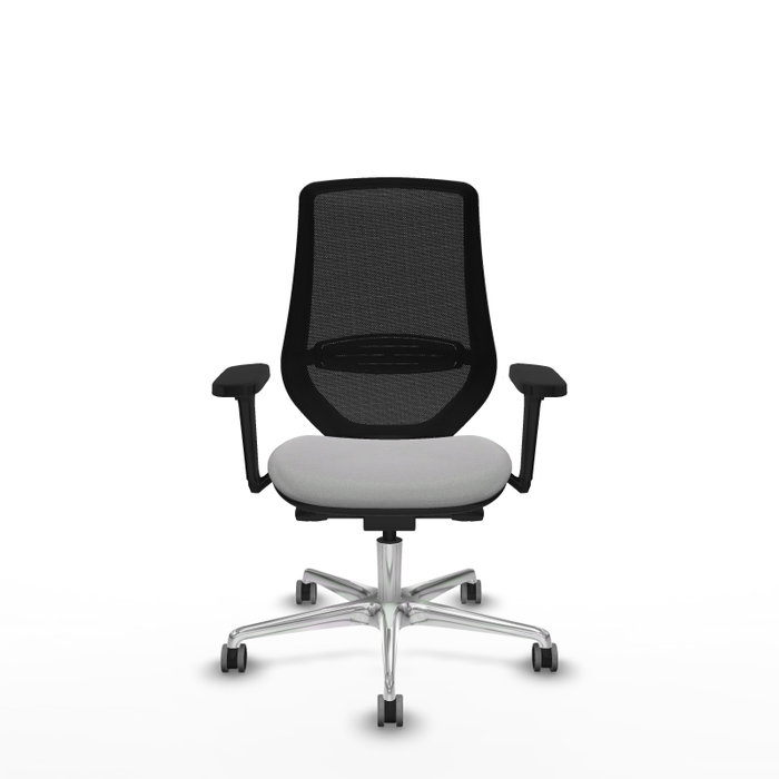 PIQUERAS Y CRESPO Silla de oficina Mardos con mecanismo Sincro/Traslack Gris claro/Negro PIQUERAS Y CRESPO Silla de oficina Mardos con mecanismo Sincro/Traslack Gris claro/Negro