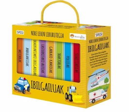 Mi Primera Biblioteca Sassi Manolito Books Ibilgailuak - Euskera (8 Libros De 10 Pag.) (+2 Años)