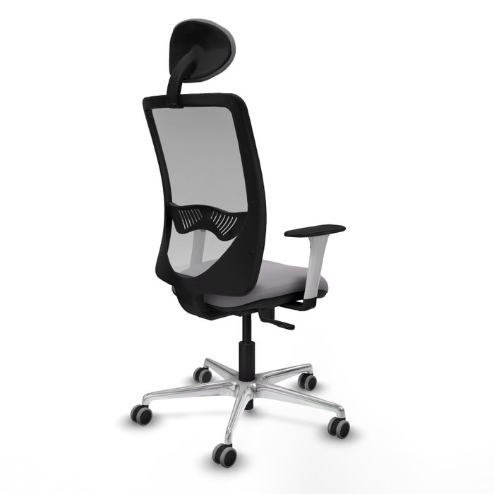 PIQUERAS Y CRESPO Silla de oficina Zulema Gris con Mecanismo Sincro PIQUERAS Y CRESPO Silla de oficina Zulema Gris con Mecanismo Sincro