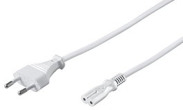 MicroConnect Cable de Alimentación Tipo C EU - C7, 2m para TV, Radio y Electrónica de Entretenimiento