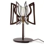 Acero Lámpara de Mesa Abat Jour AM-CA102, Diseño Vintage-Industrial, Iluminación y Decoración para Hogar o Local
