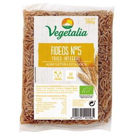 Vegetalia Fideos Nº5 Integrales Bio 500Gr