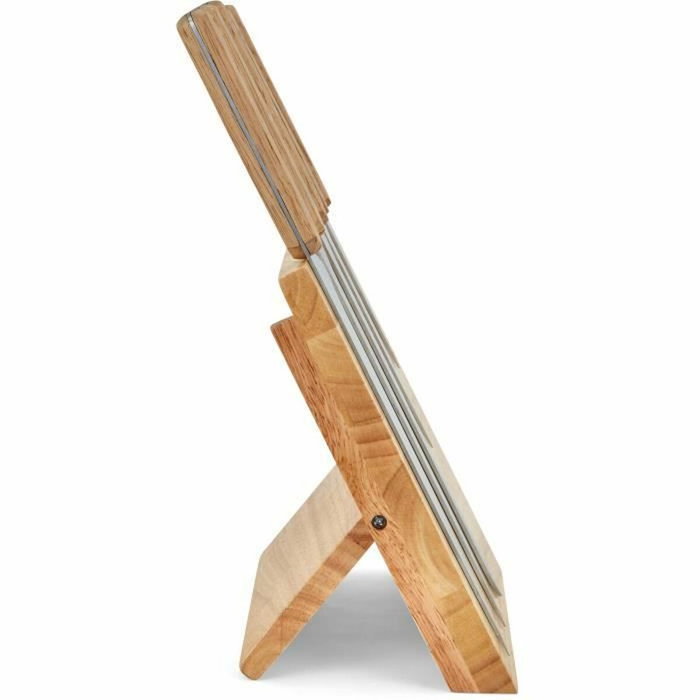 Livoo Juego de 5 cuchillos MEC136 con soporte magnético, 20 a 32,5 cm