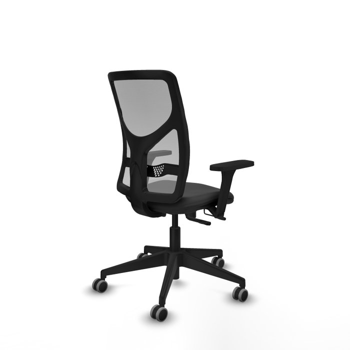 PIQUERAS Y CRESPO Silla de oficina Motilla con mecanismo Sincro/Traslack, Gris