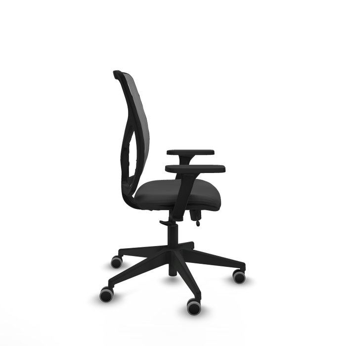 PIQUERAS Y CRESPO Silla de oficina Motilla con mecanismo Sincro/Traslack, Gris