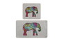 Mijölnir Juego de Alfombras de Baño Beige 100% Poliéster Antibacterianas Antideslizante Lavables a 30°C 60x100cm 50x60cm