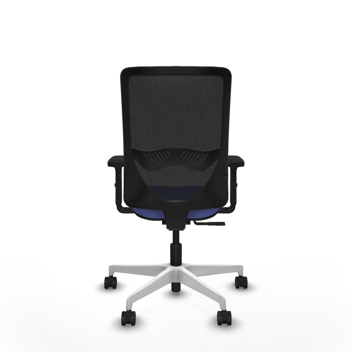 PIQUERAS Y CRESPO Silla de oficina Zulema con Mecanismo Sincro, Azul claro y Negro