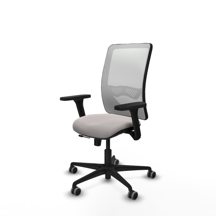 PIQUERAS Y CRESPO Silla de oficina Zulema Blanca con Mecanismo Sincro/Traslack y Brazos 3D