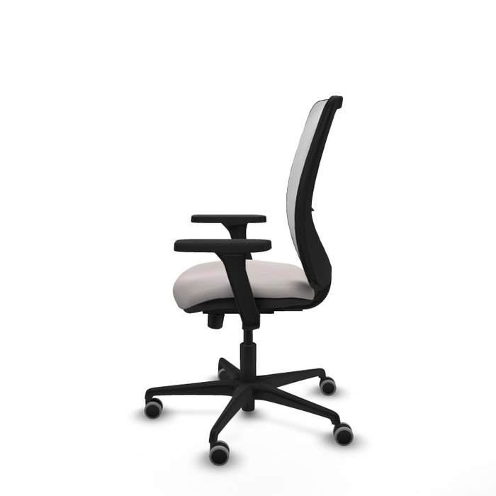 PIQUERAS Y CRESPO Silla de oficina Zulema Blanca con Mecanismo Sincro/Traslack y Brazos 3D