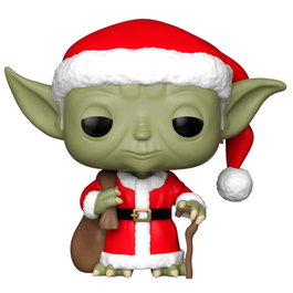 FUNKO Figura POP Star Wars Holiday Santa Yoda