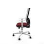PIQUERAS Y CRESPO Silla de oficina Horna Sincro/Traslack Granate y Blanco