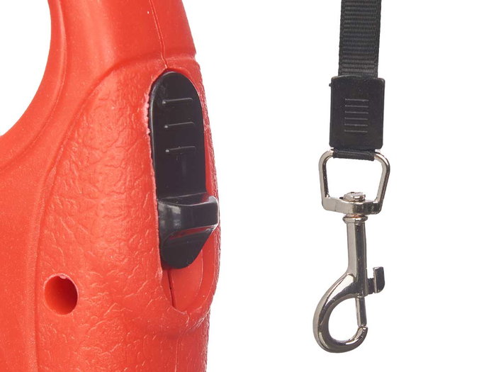 Mascow Correa Extensible para Mascotas 3 Metros, Plástico, Colores Surtidos (Azul, Negro, Rojo) 13.5 x 2.8 x 9 cm (Set de 12)