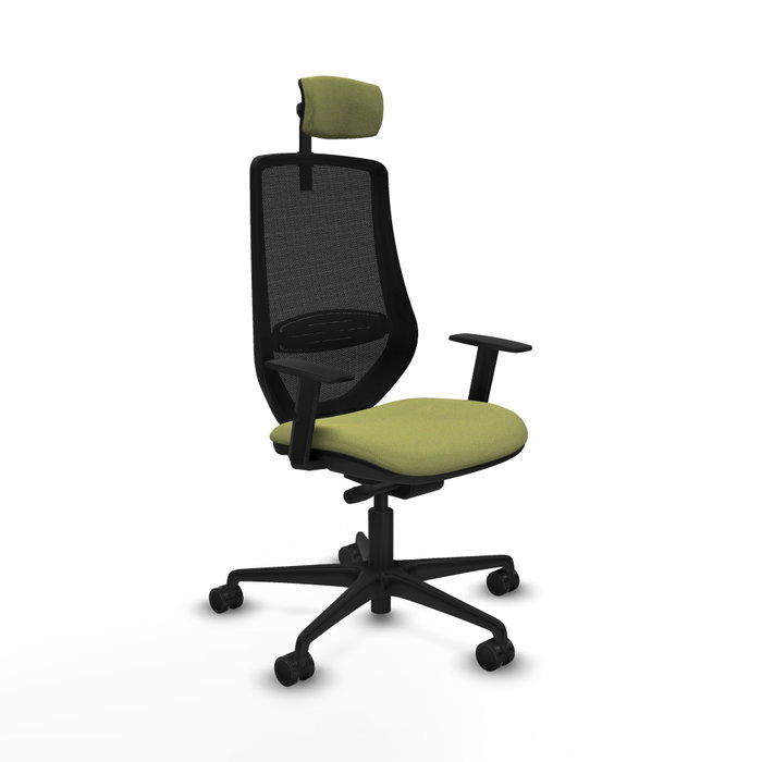 PIQUERAS Y CRESPO Silla de oficina Mardos con mecanismo Sincro/Traslack, Verde oliva y Negro PIQUERAS Y CRESPO Silla de oficina Mardos con mecanismo Sincro/Traslack, Verde oliva y Negro
