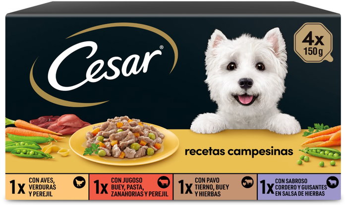 Cesar Multipack Receta Campesina 6x4x150g
