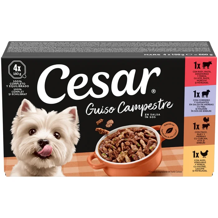 Cesar Multipack Receta Campesina 6x4x150g Cesar Multipack Receta Campesina 6x4x150g
