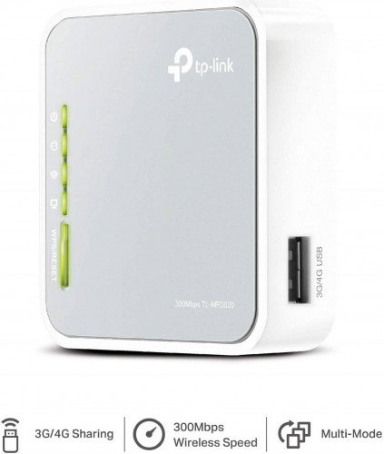 TP-Link TL-MR3020 Router Inalámbrico Portátil 3G/4G 150Mbps