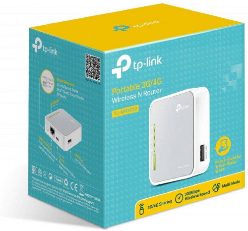 TP-Link TL-MR3020 Router Inalámbrico Portátil 3G/4G 150Mbps