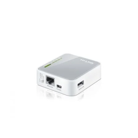 TP-Link Router Inalámbrico Portátil 3G/4G TL-MR3020, 150Mbps Wi-Fi N, Modem USB para Viajes, WPS, Control de Ancho de Banda