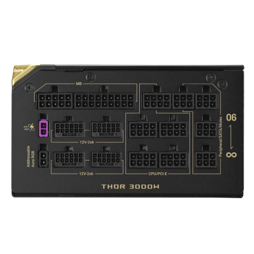 Asus ROG Thor 3000W Titanium III Edition Fuente de alimentación 3000 W Negro