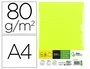 Liderpapel Papel Color DIN A4 80 g Amarillo Neón, 500 Hojas