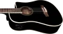 EKO Bajo Acústico Dreadnought Cutaway Electro Negro