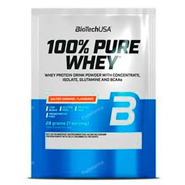 BIOTECHUSA 100% Pure Whey Caramelo Salado - Batido de Proteínas 28g