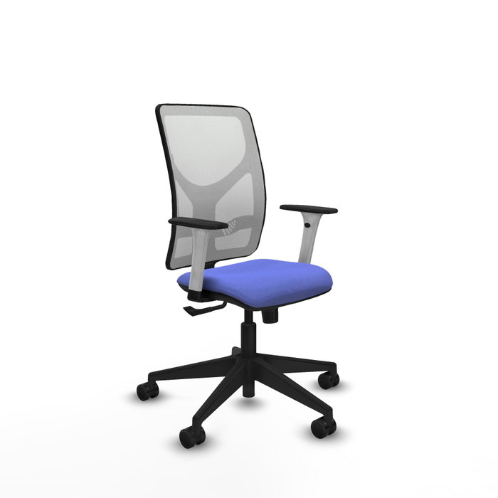 PIQUERAS Y CRESPO Silla de oficina Motilla con mecanismo Sincro, Azul claro y Blanco PIQUERAS Y CRESPO Silla de oficina Motilla con mecanismo Sincro, Azul claro y Blanco