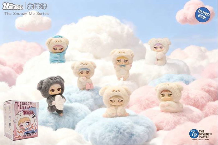Niinoo The Snoozy Me Blind Box Peluche Sorpresa Muñeco 15x10x11cm Sorpresa