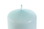 DKD Home Decor Vela de Cera Parafina Azul 7x7x14 cm