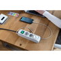 Brennenstuhl Adaptador de enchufe con USB 2.4A Blanco