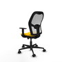 PIQUERAS Y CRESPO Silla de oficina Jorquera Amarillo y Blanco