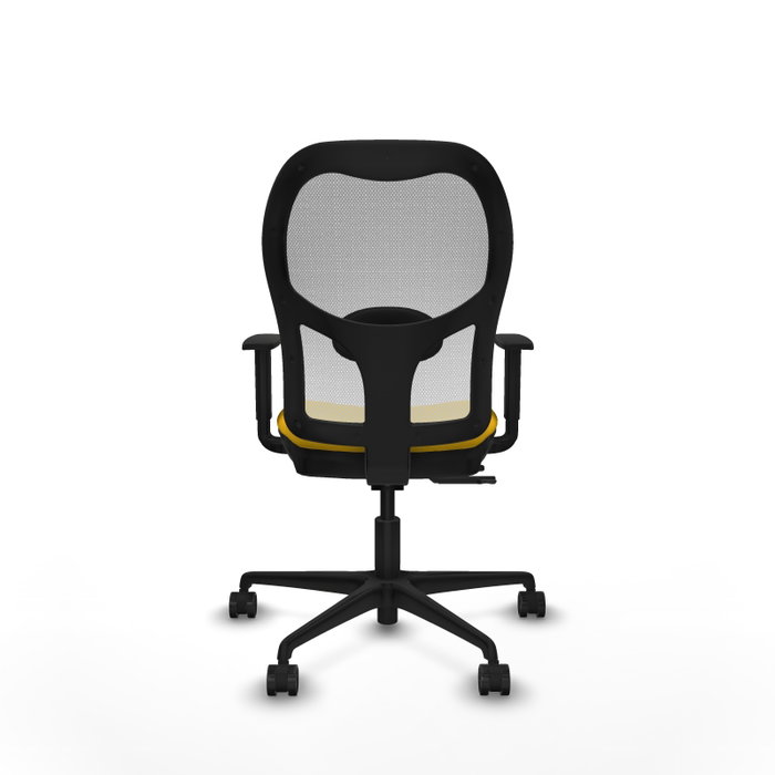 PIQUERAS Y CRESPO Silla de oficina Jorquera Amarillo y Blanco PIQUERAS Y CRESPO Silla de oficina Jorquera Amarillo y Blanco