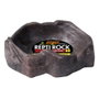 ZooMed Repti Rock Bebedero Mediano para Reptiles - Virtualmente Indestructible, Superficie Lisa No Porosa, 17x12,7 cm