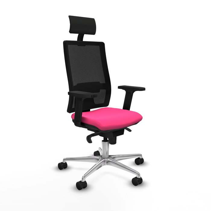 PIQUERAS Y CRESPO Silla de oficina Horna Rosa con mecanismo Sincro PIQUERAS Y CRESPO Silla de oficina Horna Rosa con mecanismo Sincro
