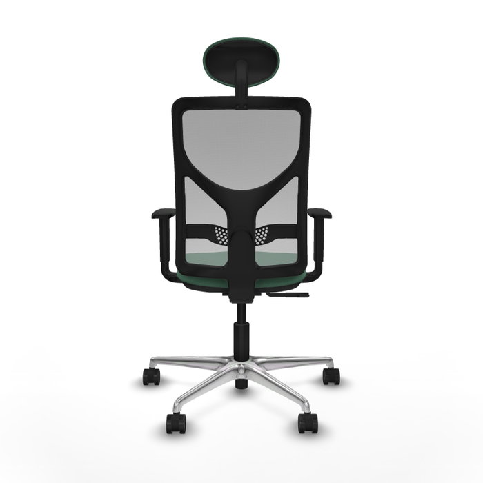 PIQUERAS Y CRESPO Silla de oficina Motilla con mecanismo Sincro, Verde esmeralda y Gris PIQUERAS Y CRESPO Silla de oficina Motilla con mecanismo Sincro, Verde esmeralda y Gris