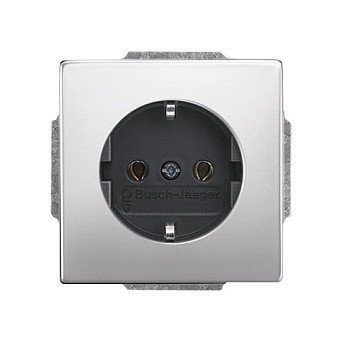 BUSCH-JAEGER BJ 20EUC-866 Inserto de toma de corriente en acero inoxidable BUSCH-JAEGER BJ 20EUC-866 Inserto de toma de corriente en acero inoxidable