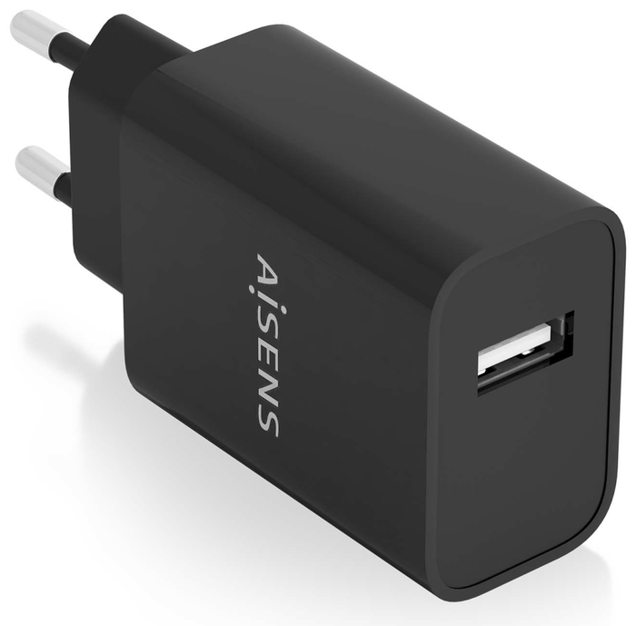 AISENS Cargador USB 10,5W Negro A110-0854