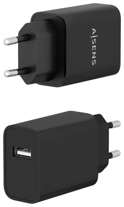 AISENS Cargador USB 10,5W Negro A110-0854