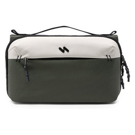 Inateck ABM34 Maletín de Cable de Poliéster 28x17x11.8 cm con Cremallera, Color Oliva