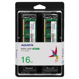 ADATA DDR4 SO-DIMM 16GB CL22 Dual Kit (2x 8GB) 3200MHz AD4S32008G22-DTGN