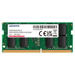 ADATA 16GB SO-DIMM 3200 (2x 8 GB) Dual-Kit AD4S32008G22-DTGN