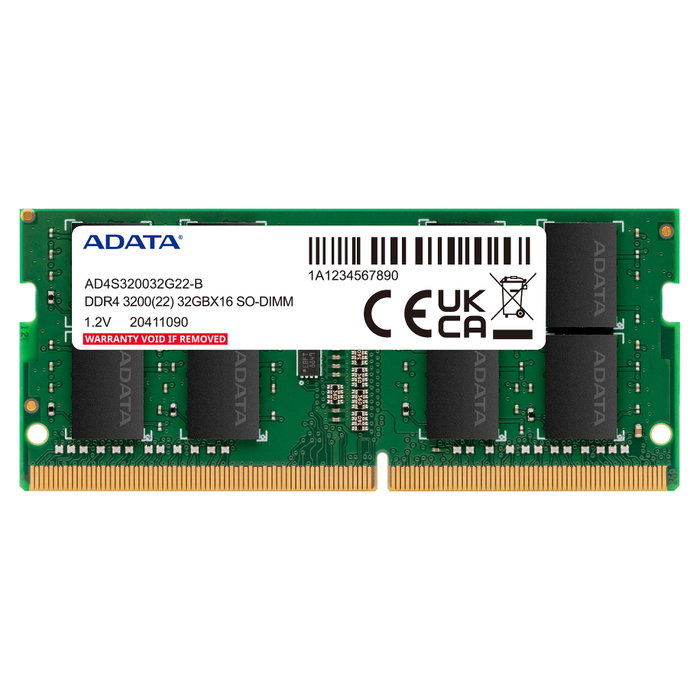 ADATA Premier DDR4 SO-DIMM 16GB (2x 8GB) 3200MHz CL22 ADATA Premier DDR4 SO-DIMM 16GB (2x 8GB) 3200MHz CL22