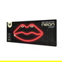 Forever Neón LED Lips Red Luz Decorativa para Pared o Mesa, Rojo, Tecnología LED