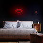 Forever Neón LED Lips Red Luz Decorativa para Pared o Mesa, Rojo, Tecnología LED