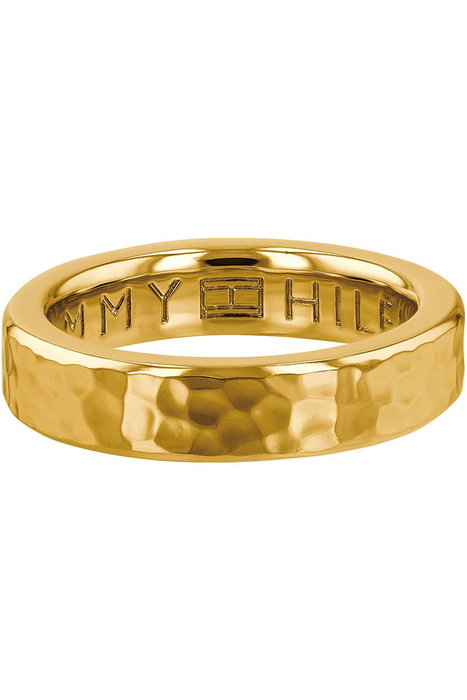 Tommy Hilfiger Anillo Dorado de Acero Inoxidable Talla 54 Tommy Hilfiger Anillo Dorado de Acero Inoxidable Talla 54