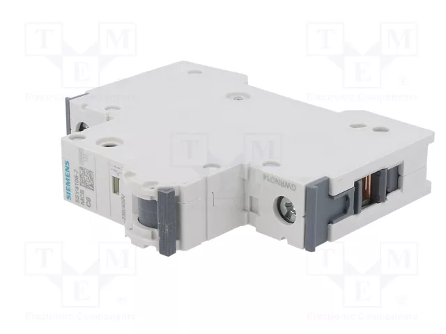 Siemens 5SY4106-7 Disyuntor en miniatura 6 A Tipo C 1P
