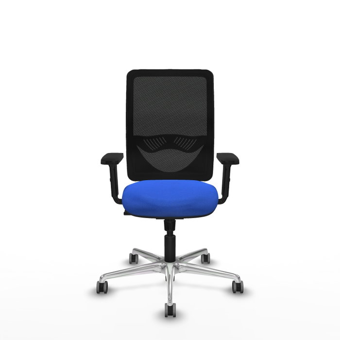 PIQUERAS Y CRESPO Silla de oficina Zulema con mecanismo Sincro, Azul y Negro PIQUERAS Y CRESPO Silla de oficina Zulema con mecanismo Sincro, Azul y Negro