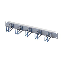 Rittal-Werk Placa frontal de rango 1HE 5 cables DK 7257.035 en acero inoxidable