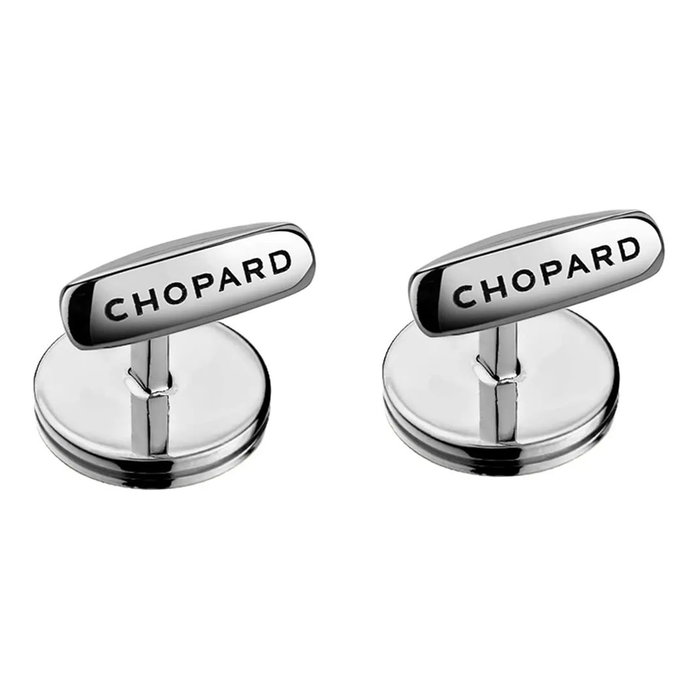 Chopard Gemelos Classic 95014-0086 con inserción plateada y color gris
